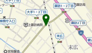 株式会社菱光社諏訪営業所の地図画像