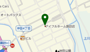 アイフルホーム諏訪店の地図画像