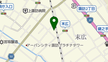 長崎寝具店の地図画像