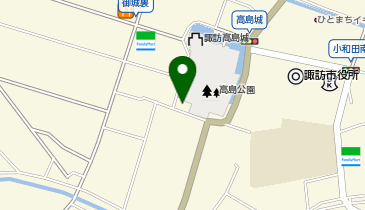 諏訪護國神社の地図画像