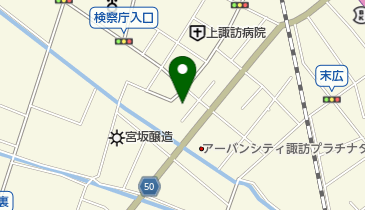 宮坂タタミ店の地図画像