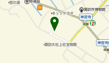 諏訪大社前みやげ店の地図画像