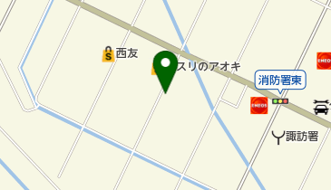 ヘアーサロンチャンプの地図画像