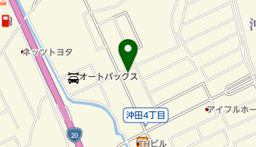 ヘアーサロン若竹の地図画像