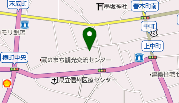 きたはら生地店の地図画像