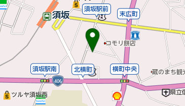 さか田の地図画像