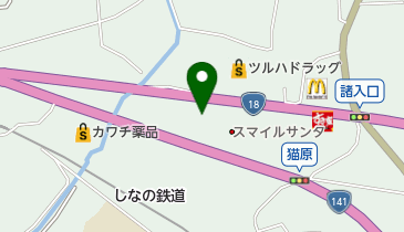 まこと食堂の地図画像