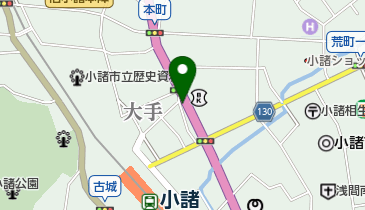 笊蕎麦・刻の地図画像