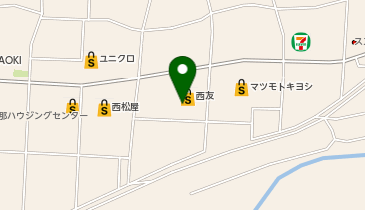 株式会社巴屋西友竜東店の地図画像
