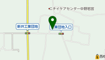 株式会社中村シボリ工業中野工場の地図画像