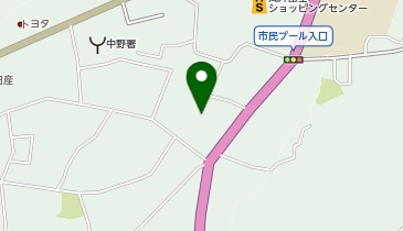 シューマート中野江部店の地図画像
