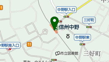 住友生命保険相互会社長野支社 中野シティ支部の地図画像