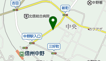 明治安田生命保険相互会社長野支社信濃中野営業所の地図画像