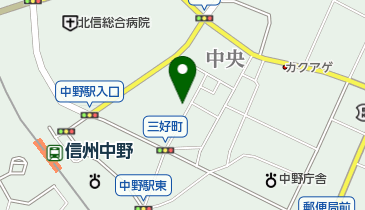 理容タナカの地図画像