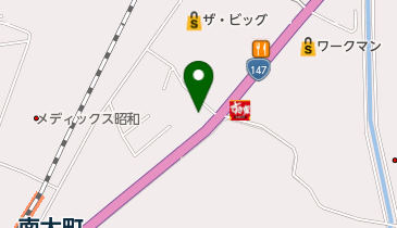 美洗館 大町南店の地図画像