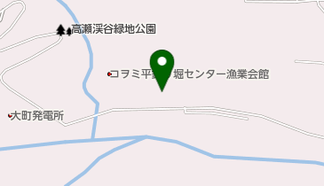 北安中部漁協 コウミ平つり堀センターの地図画像