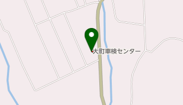大町車検センターの地図画像