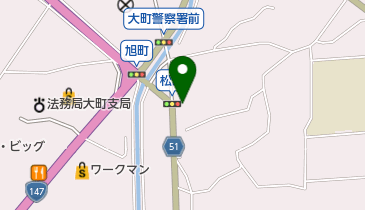 ジャパンオート信州の地図画像