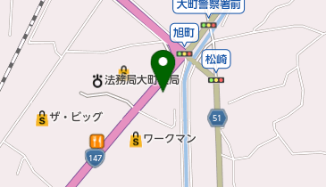 株式会社トラベルプラザ大町の地図画像