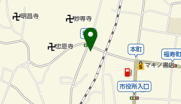 丸山電気商会の地図画像