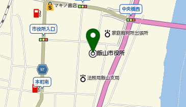 長野県下水内中部土地改良区の地図画像