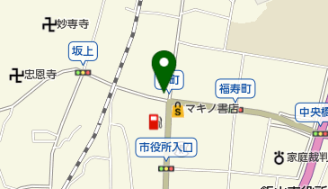 美容室八番館の地図画像