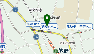 エレコム茅野店の地図画像