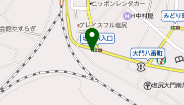 木曽路の地図画像