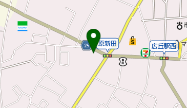 くれない美容院の地図画像