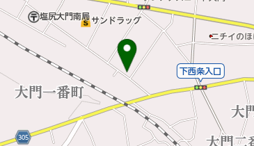 イチハシ理容店の地図画像