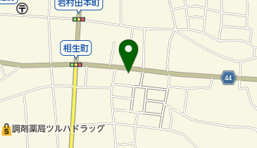 かねはち衣料店の地図画像