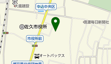 佐久商工会議所の地図画像