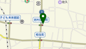 沖野屋化粧品店の地図画像