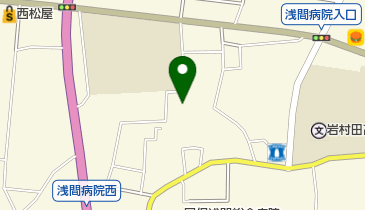 浅間体育センターの地図画像