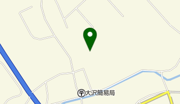 大沢地区社会体育館の地図画像