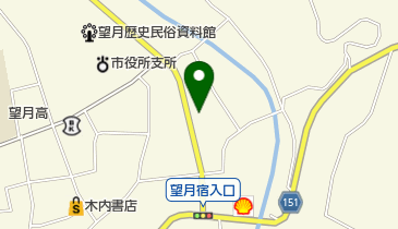 持田理容店の地図画像