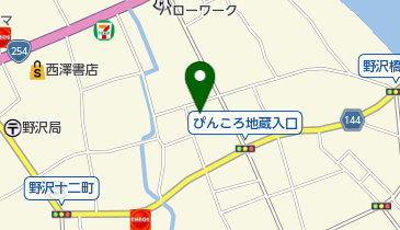 割烹花月の地図画像