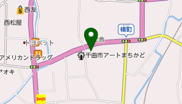 千曲市 屋代公民館の地図画像