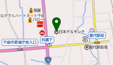 日本デルモンテ株式会社長野工場の地図画像