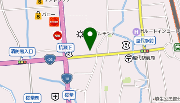 スター商会更埴店の地図画像