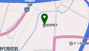 長野電子工業株式会社の地図画像