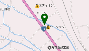 焼肉カルビ屋三夢更埴店の地図画像