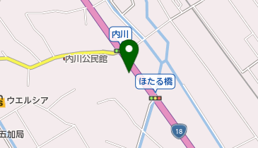 中村理髪店の地図画像