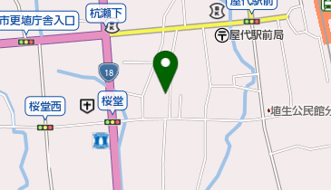 みやさか宴席料理の地図画像