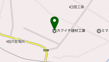 カクイチ建材工業株式会社の地図画像