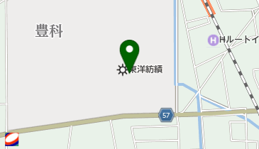 ブルーライン株式会社豊科営業所の地図画像