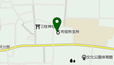 安曇野市 三郷公民館の地図画像