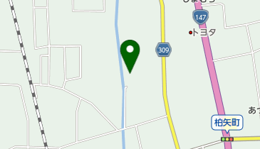 穂高柏矢町会館の地図画像