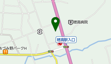 穂高キリスト教会の地図画像