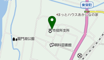 安曇野市 明科公民館の地図画像